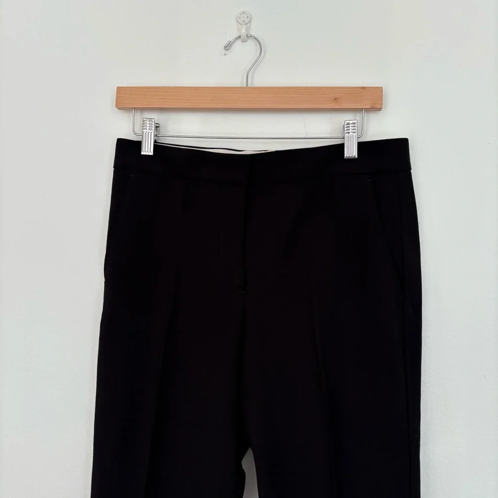 Tory Burch || Wool Blend Crepe‎ Trousers Pants Black 6